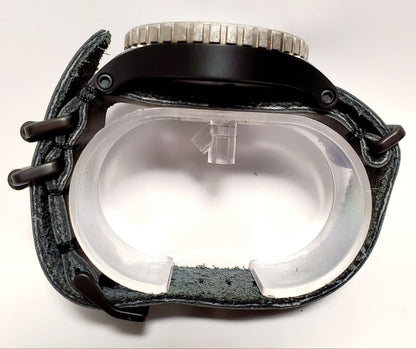 NIXON DIPLOMAT BLACK/ANTIQUE SILVER Quartz Men's Watch — Japanese