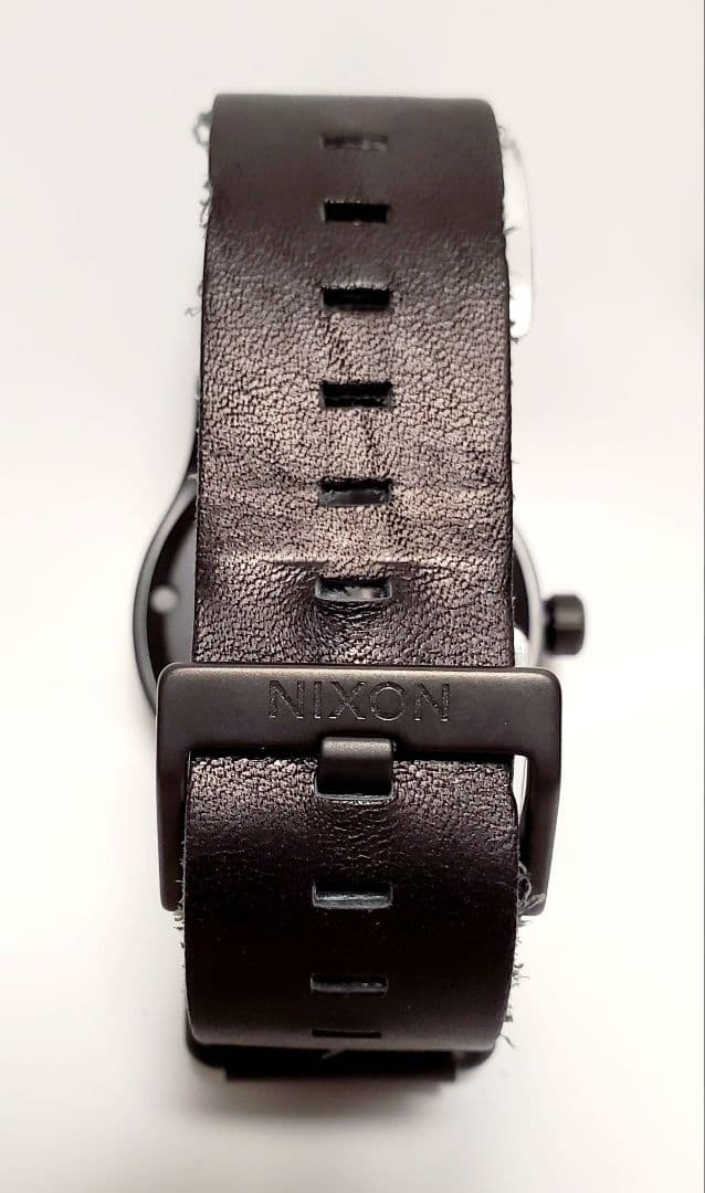 NIXON DIPLOMAT BLACK/ANTIQUE SILVER Quartz Men's Watch — Japanese