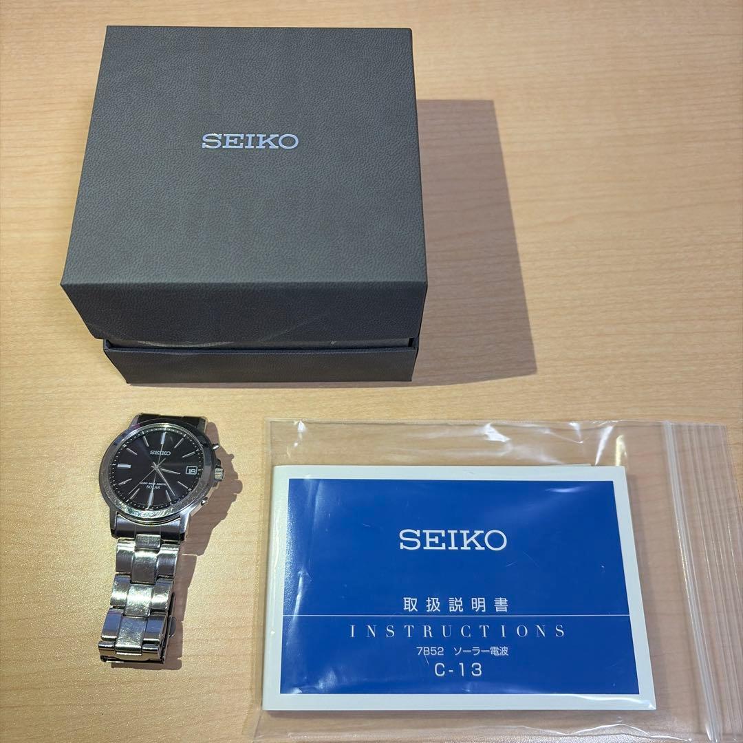 SEIKO EQSB027 Solar Men's Watch — Japanese