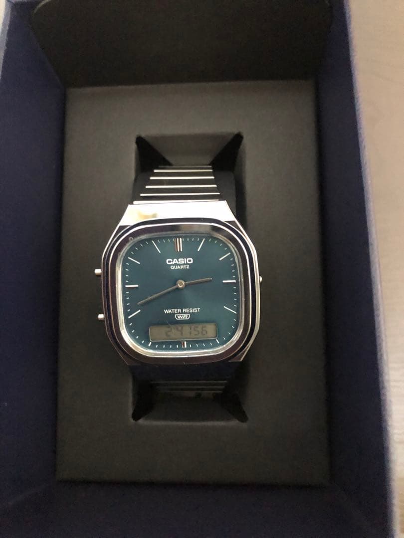 CASIO AQ-240E-3AEF Quartz Men's Watch — Japanese