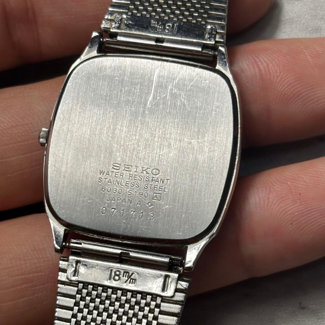 SEIKO 6030-5190 Quartz Men's Watch — Japanese