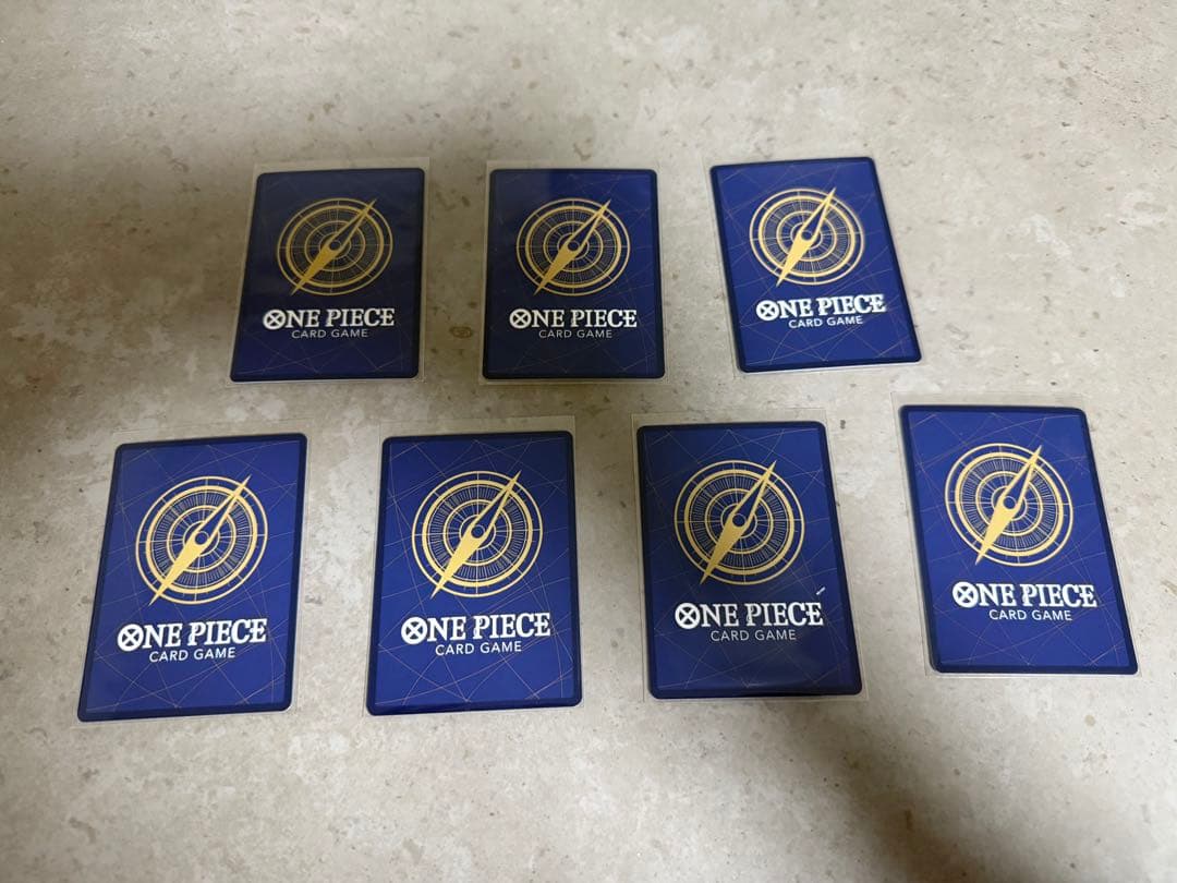 One Piece One Piece Card Game Comic Parallel 7-Card Set R — Japanese