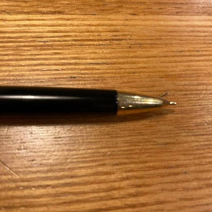 Pilot 0.5mm mechanical pencil sharpener 2020 model in black and gold metal finish