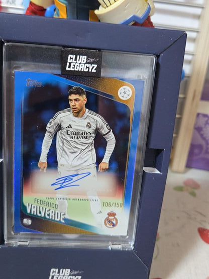 Federico Valverde Signed Card — 106/150 — Japanese