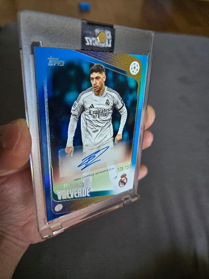 Federico Valverde Signed Card — 106/150 — Japanese