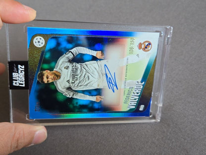 Federico Valverde Signed Card — 106/150 — Japanese