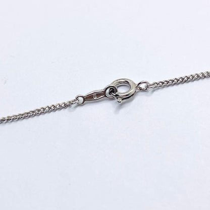 MIKIMOTO silver pearl necklace pendant featuring a 6.5mm pearl on a 43cm chain