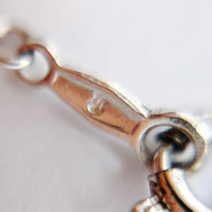 MIKIMOTO silver pearl necklace pendant featuring a 6.5mm pearl on a 43cm chain
