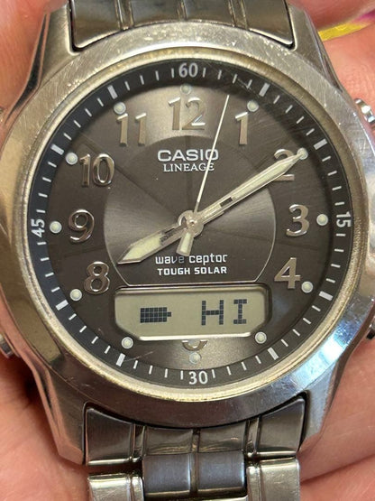 CASIO LINEAGE LCW-100 Solar Men's Watch — Japanese