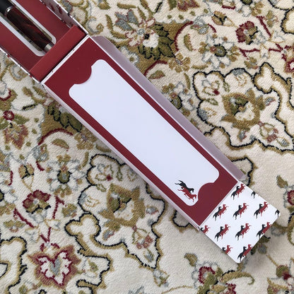 Pilot ballpoint pen with black and red two-tone plastic and metal body in dedicated box