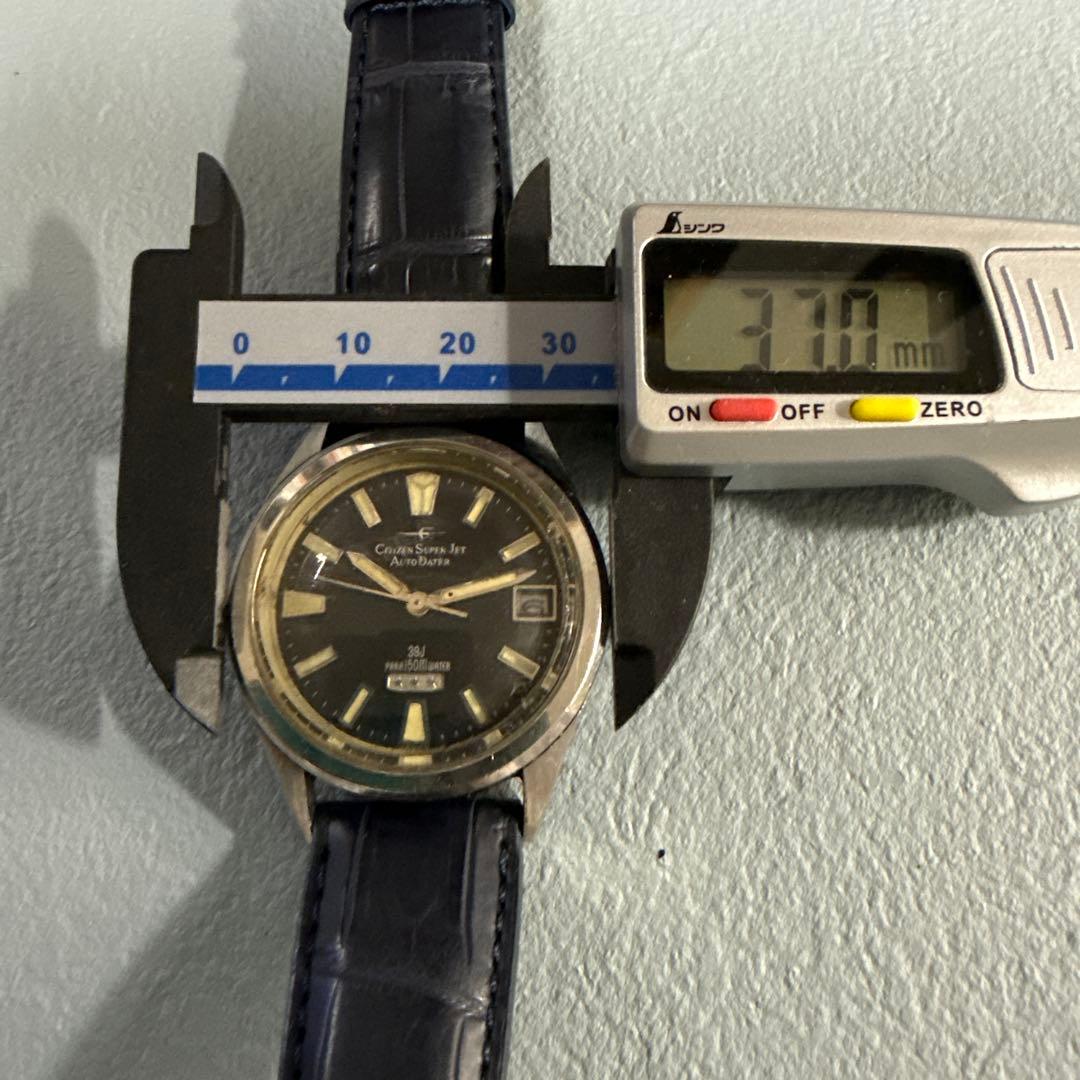 Citizen Super Jet Auto Data 39 Jewels Automatic Men's Watch — Japanese