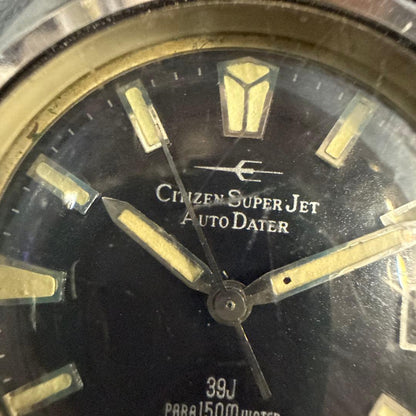 Citizen Super Jet Auto Data 39 Jewels Automatic Men's Watch — Japanese