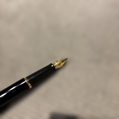 Used WATERMAN fountain pen with fine tip and converter showing minor scratches