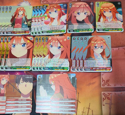 Weiss Schwarz The Quintessential Quintuplets Ideal Construction Tournament Champion Environment Deck The Quintessential Quint — Japanese