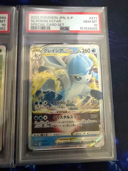 PSA 10 Pokemon Glaceon VSTAR PROMO — Japanese