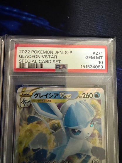 PSA 10 Pokemon Glaceon VSTAR PROMO — Japanese