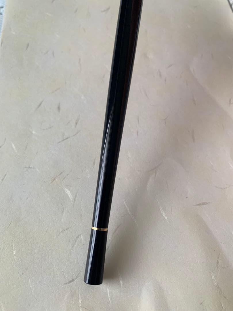 Discontinued Pilot DP-500 black fountain pen with fine 14K nib in unused condition