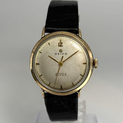 SEIKO Super 1950s 14KGF Manual Men's Watch — Japanese