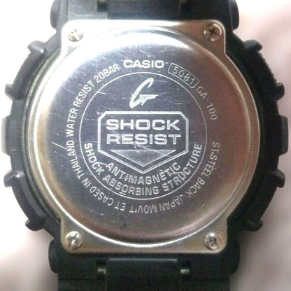 CASIO GA-100 Quartz Men's Watch — Japanese