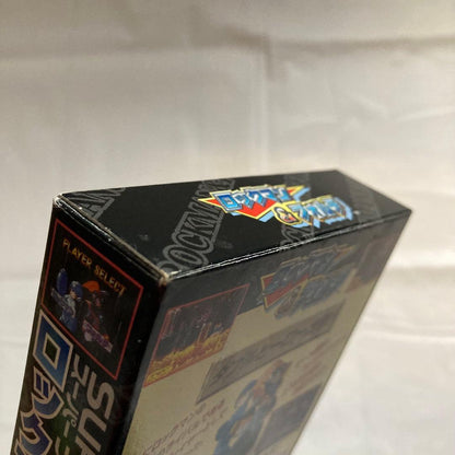 Super Famicom Rockman & Forte game cartridge and box for the Super Famicom console