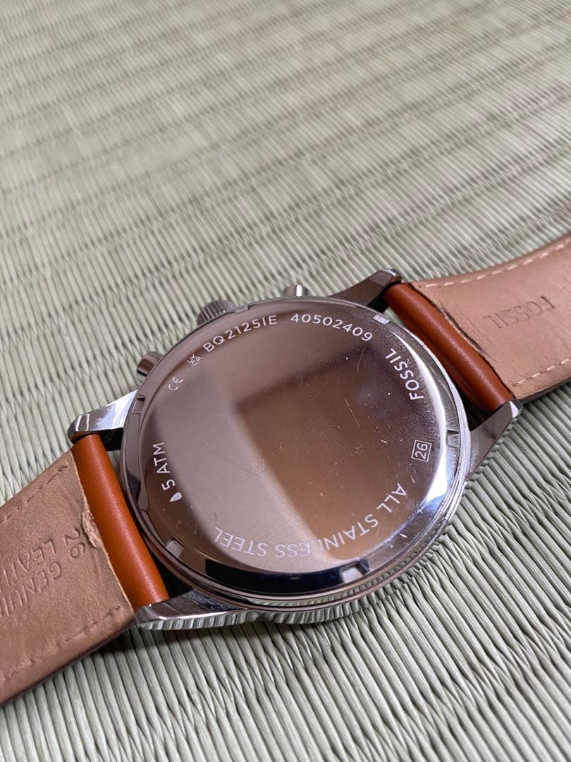 FOSSIL Flynn BQ2125IE Quartz Men's Watch — Japanese
