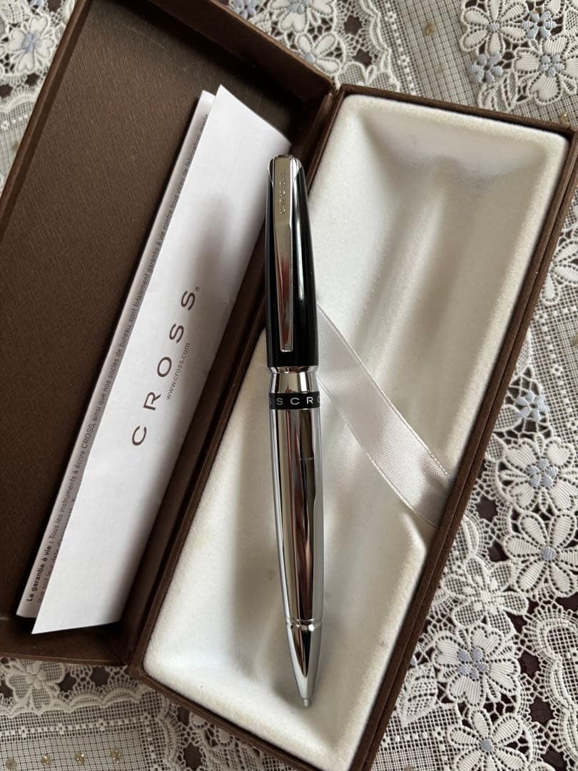 Cross mechanical pencil with silver and black body shown without box or papers