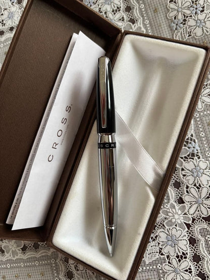 Cross mechanical pencil with silver and black body shown without box or papers
