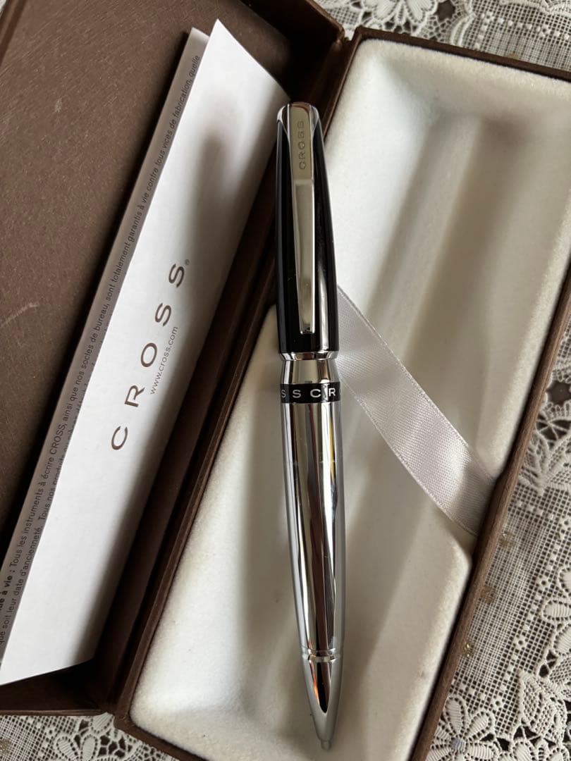 Cross mechanical pencil with silver and black body shown without box or papers