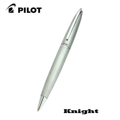PILOT Silver Series Fountain Pen made of brass, from Knight Collection, with unopened ink cartridge included