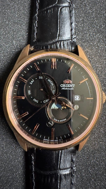 ORIENT Sun & Moon Automatic Men's Watch — Japanese