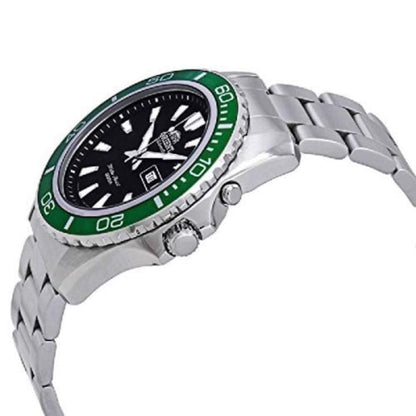 ORIENT Submariner Makro XL Green Bezel Automatic Men's Watch — Japanese
