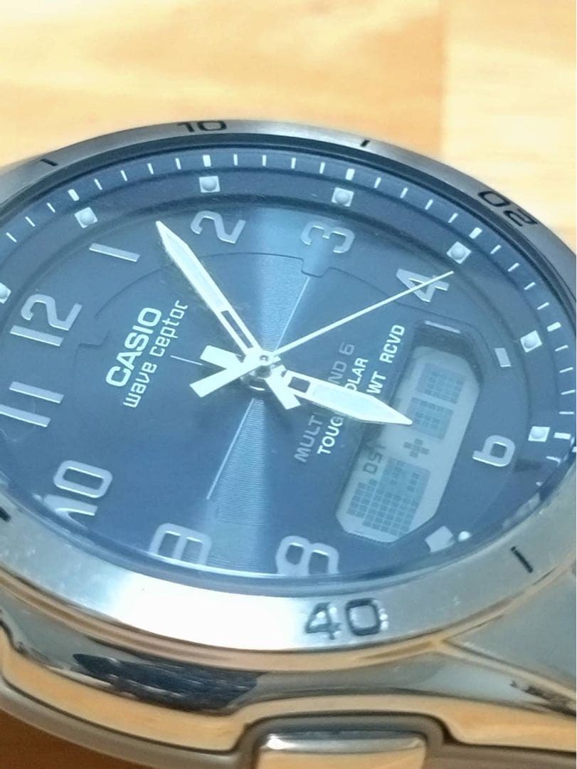 CASIO Wave Ceptor Multi-Band 6 Solar Men's Watch — Japanese