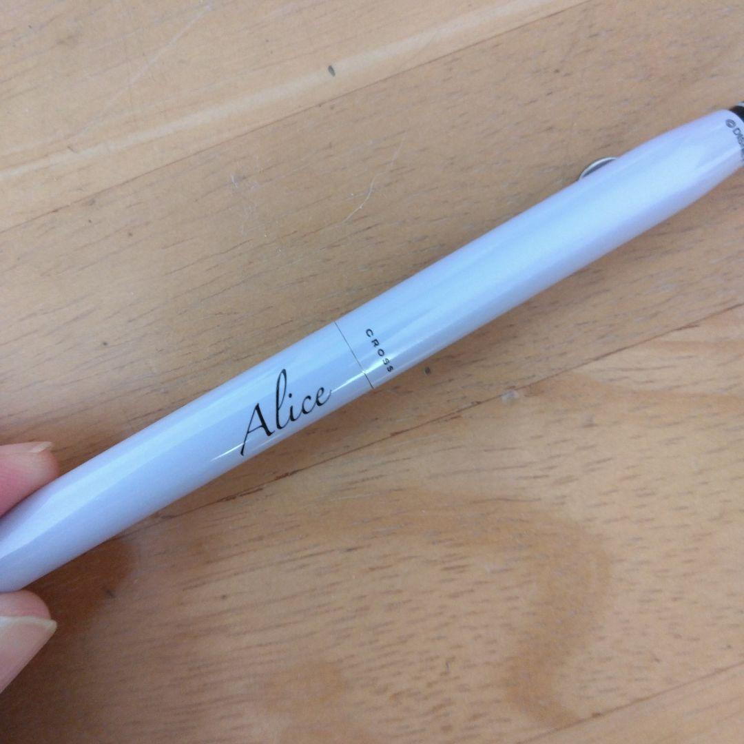 Cross Alice in Wonderland ballpoint pen with knock type mechanism and black ink