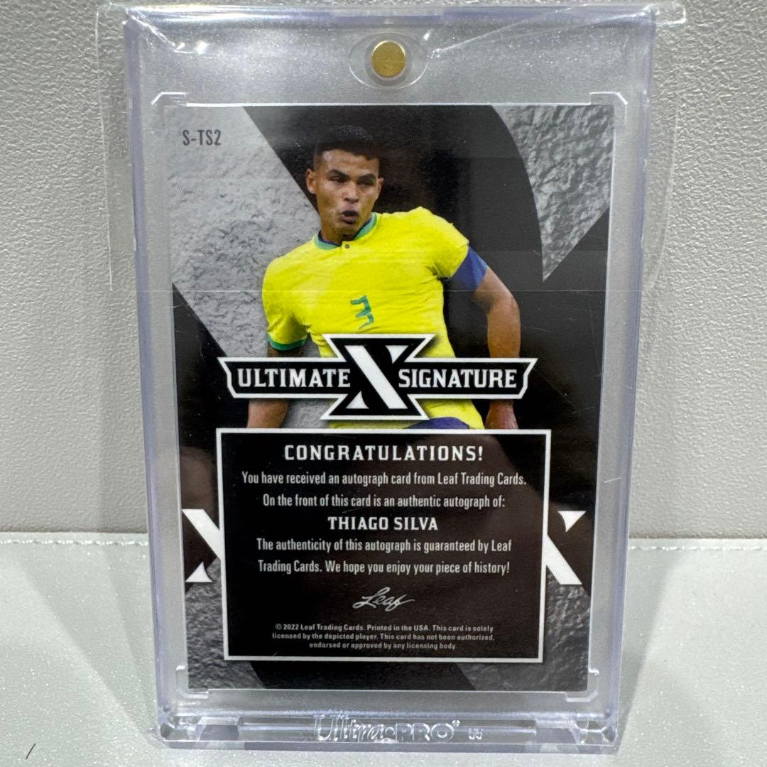 Thiago Silva Autograph Card — 8/10 — Japanese