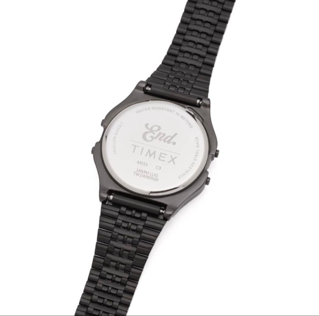 TIMEX T80 Everyday Black Digital Men's Watch — Japanese