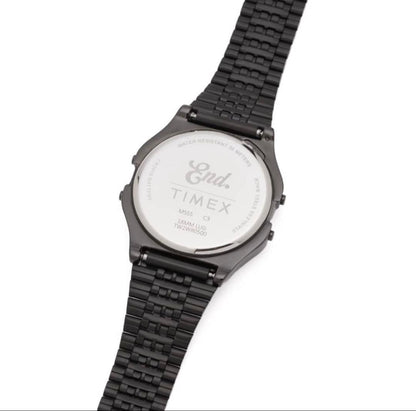 TIMEX T80 Everyday Black Digital Men's Watch — Japanese