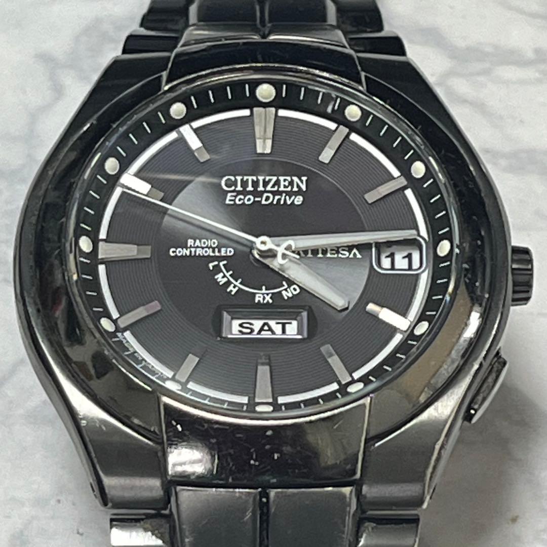 Citizen ATTESA Eco-Drive Radio Watch Solar Men's — Japanese