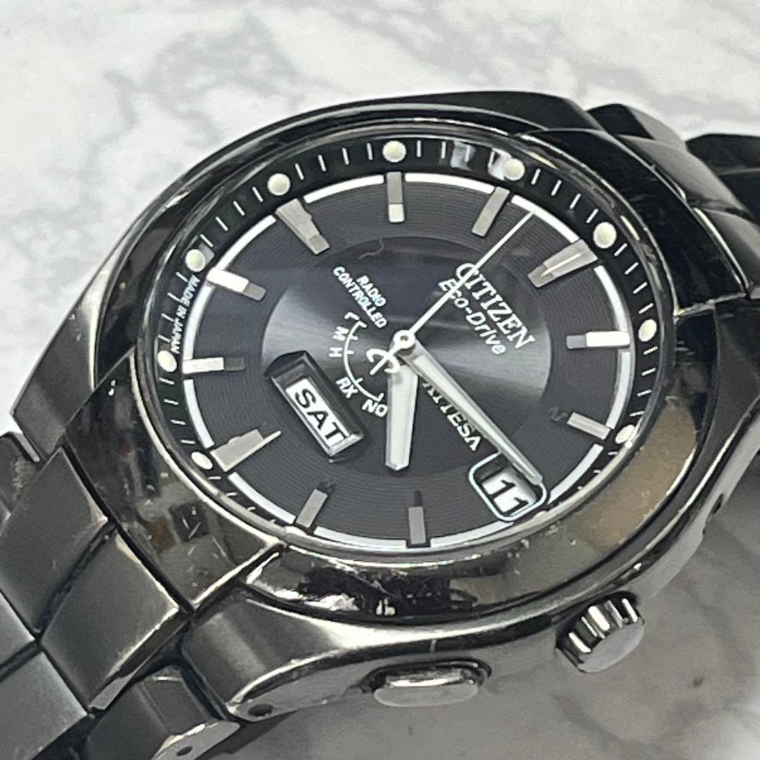 Citizen ATTESA Eco-Drive Radio Watch Solar Men's — Japanese