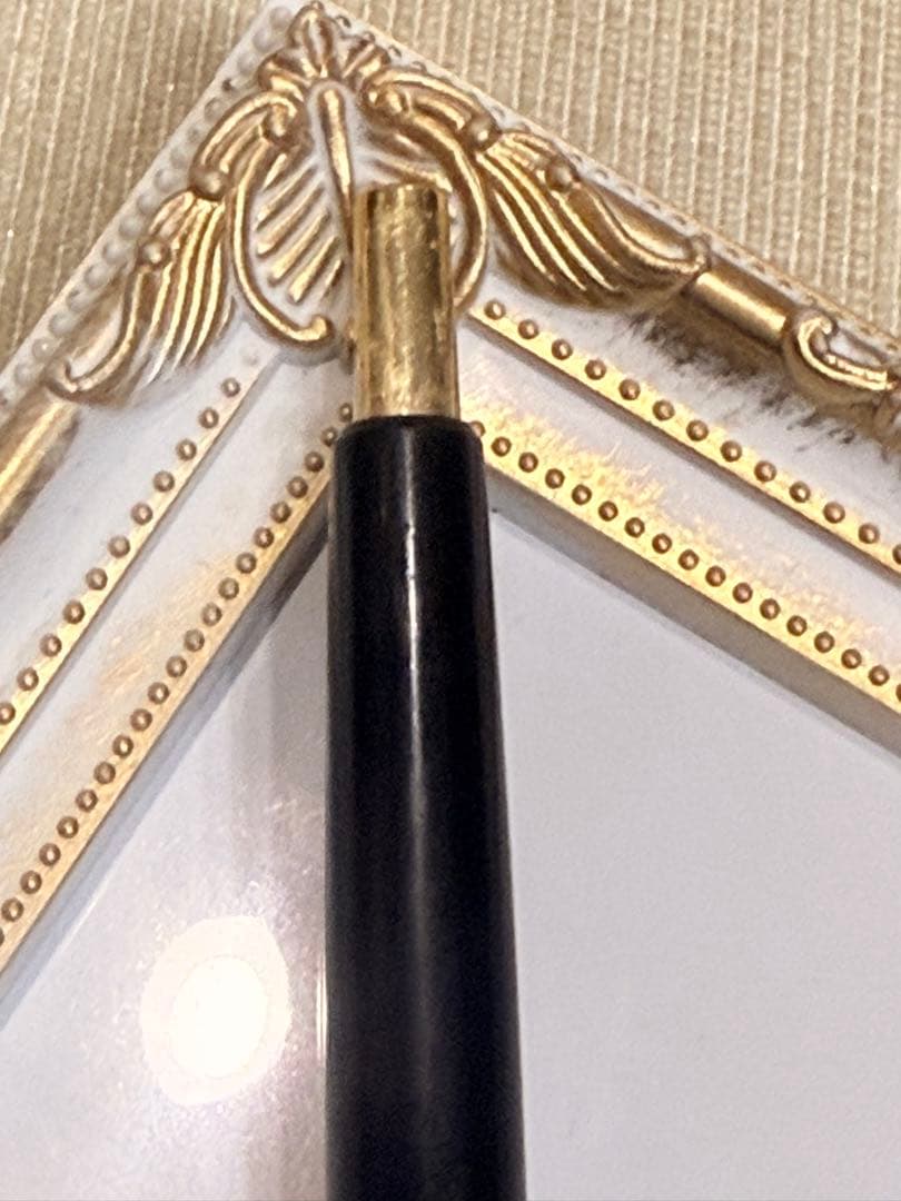 Pilot Click fountain pen with 14K gold nib, black resin body, and gold fittings