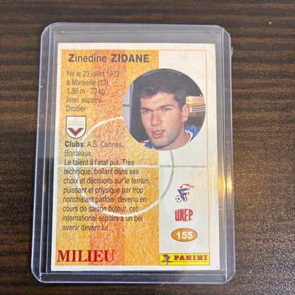 Soccer Card Messi Lewandowski Neymar Zidane 4-Card Set — Japanese