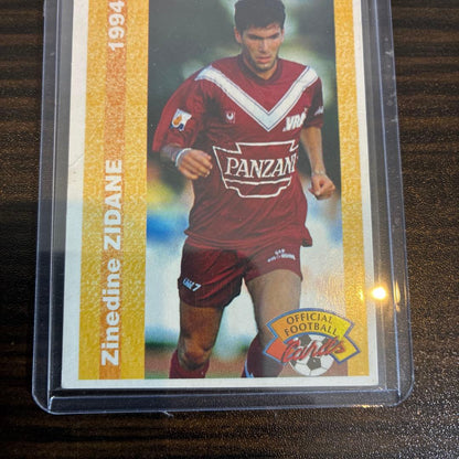 Soccer Card Messi Lewandowski Neymar Zidane 4-Card Set — Japanese
