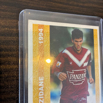 Soccer Card Messi Lewandowski Neymar Zidane 4-Card Set — Japanese