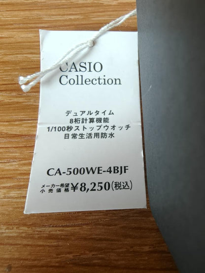 CASIO CA-500WE-4BJF Digital Men's Watch — Japanese