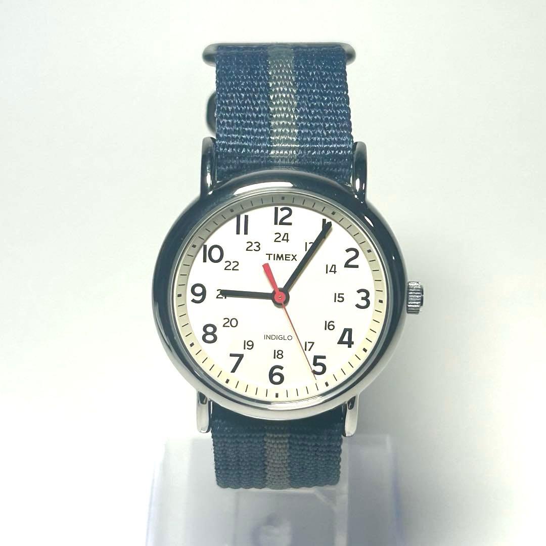TIMEX Weekender Central Park Blue/Gray Quartz Men's Watch — Japanese