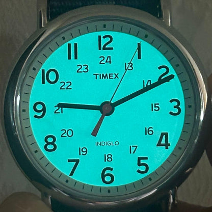 TIMEX Weekender Central Park Blue/Gray Quartz Men's Watch — Japanese
