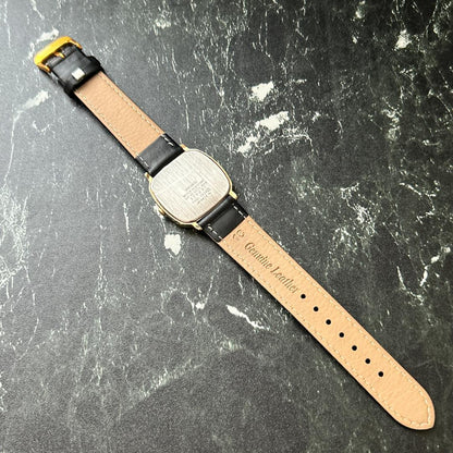 SEIKO Sharijo Square Gold Quartz Men's Watch — Japanese