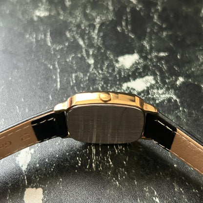 SEIKO Sharijo Square Gold Quartz Men's Watch — Japanese