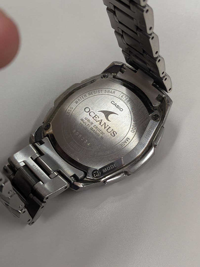 CASIO 初代マンタ CASIO OCEANUS 電波ソーラー Solar Men's Watch — Japanese