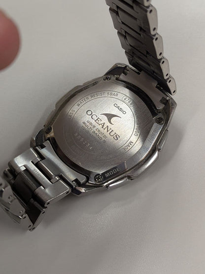 CASIO 初代マンタ CASIO OCEANUS 電波ソーラー Solar Men's Watch — Japanese