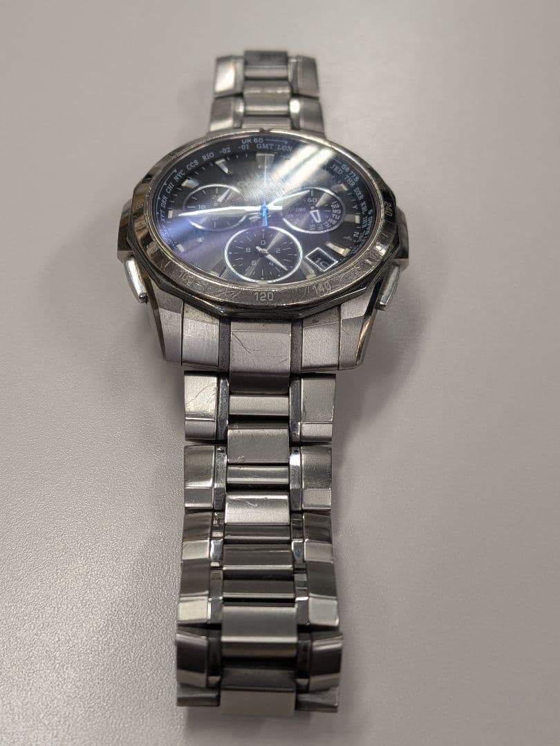 CASIO 初代マンタ CASIO OCEANUS 電波ソーラー Solar Men's Watch — Japanese